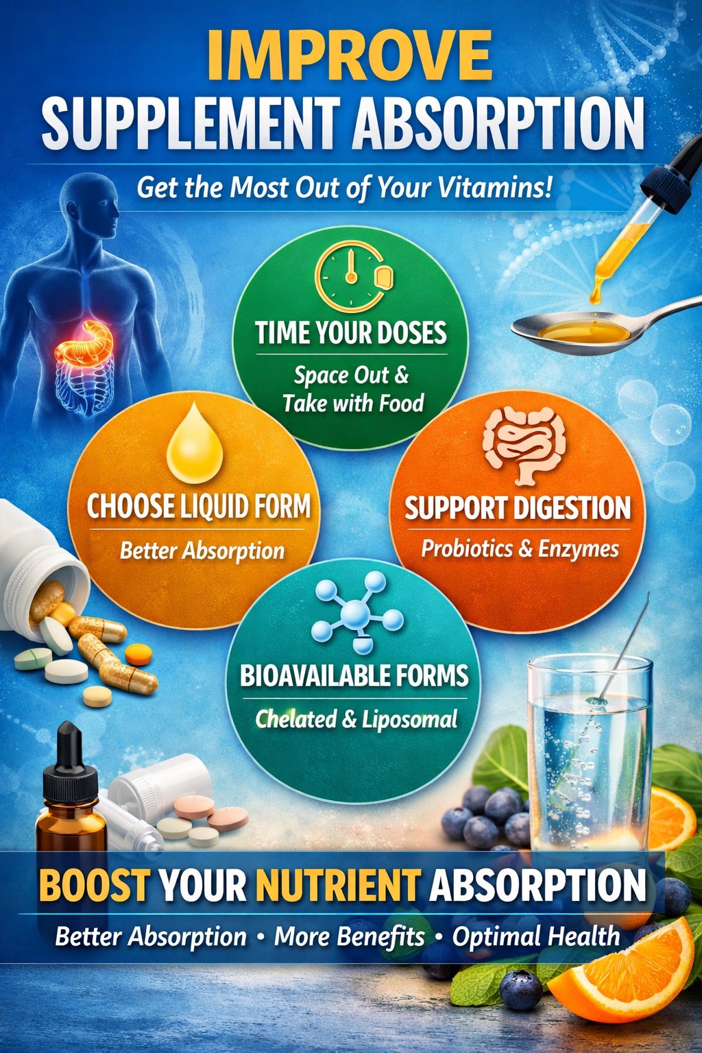 Supplement Absorption How to Improve Supplement Absorption and Get the Most Out of Your ...
